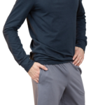 Moška dolga majica ANEJ iz eko bombaža