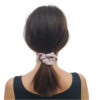 Scrunchie elastika za lase iz lanu - Image 2