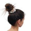 Scrunchie elastika za lase iz lanu