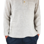 Moška lanena polo srajca EOS