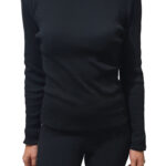 Ženski pol puli EZA iz rebrastega eko bombaža