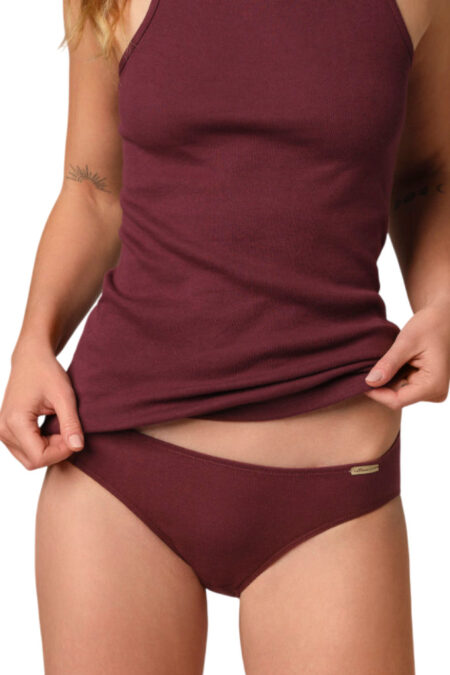 Ženske spodnje hlačke MINI SLIP 100% eko bombaž